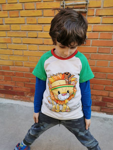 maglia raglan CARTAMODELLO PDF bambino manica staccabile