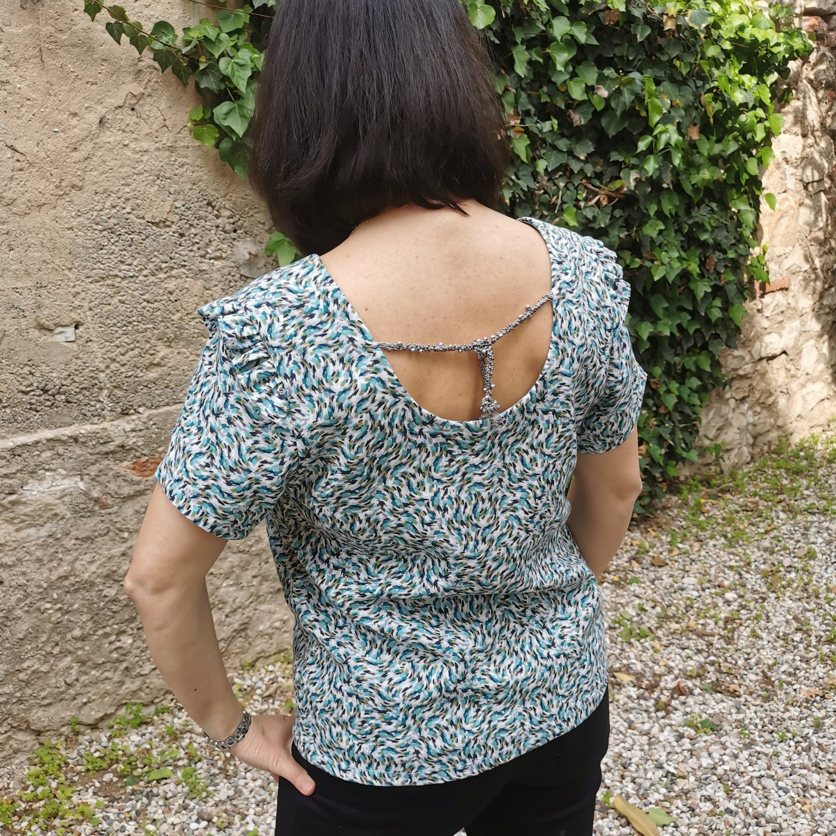 Blusa estiva donna CARTAMODELLO GINGER da taglia 40 a 54 con video