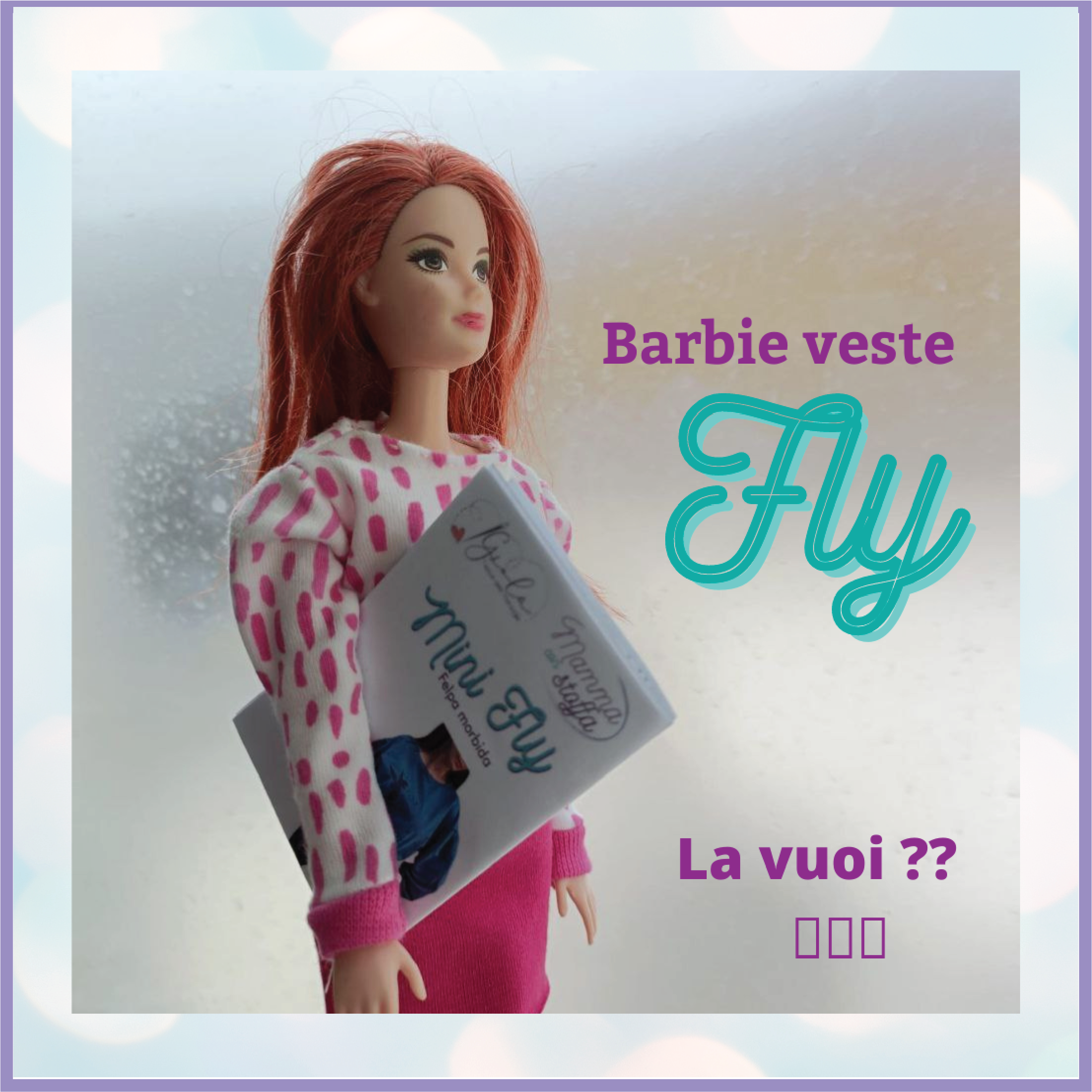 Felpa Mini Fly, CARTAMODELLO GRATUITO per Bambola tipo Barbie