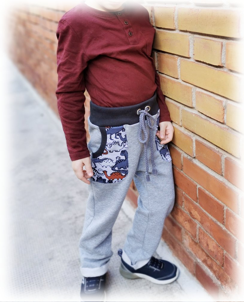 pantalone 5in1 CARTAMODELLO bambino da taglia 1-3 mesi a 10 anni con video tutorial